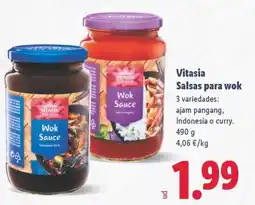 Lidl VITASIA Salsas para wok oferta
