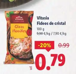 Lidl VITASIA Fideos de cristal oferta