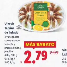 Lidl VITASIA Tarrina de helado oferta