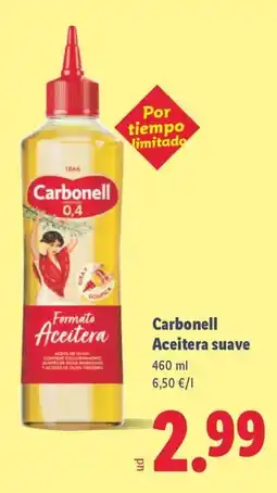 Lidl CARBONELL Aceitera suave oferta