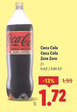 Lidl COCA COLA Zero Zero oferta