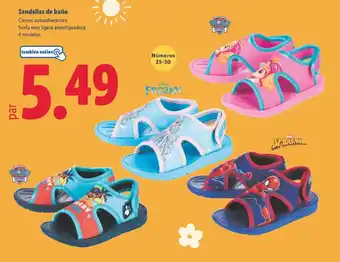 Lidl Sandalias de baño oferta