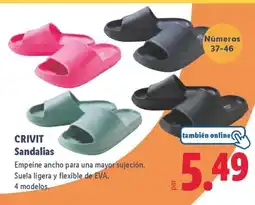 Lidl CRIVIT Sandalias oferta