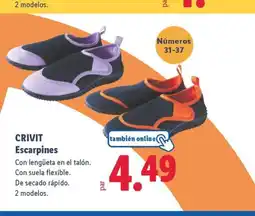 Lidl CRIVIT Escarpines oferta