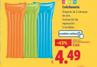 Lidl INTEX Colchoneta oferta