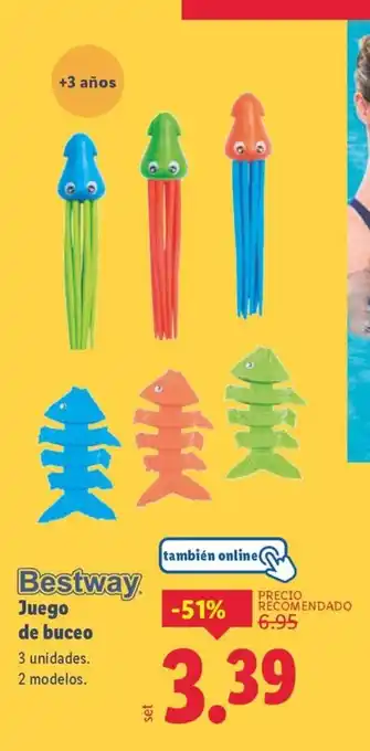 Lidl BESTWAY Juego de buceo oferta