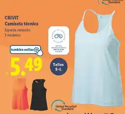 Lidl CRIVIT Camiseta técnica oferta