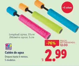 Lidl Cañón de agua oferta