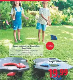 Lidl Playtive Juegos para exterior oferta