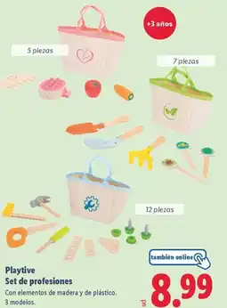 Lidl Playtive Set de profesiones oferta