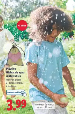 Lidl Playtive Globos de agua reutilizables oferta