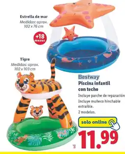 Lidl BESTWAY Piscina infantil con techo oferta