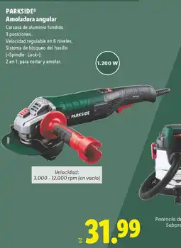 Lidl PARKSIDE Amoladora angular oferta