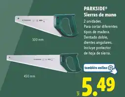 Lidl PARKSIDE Sierras de mano oferta