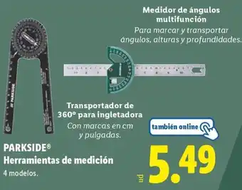 Lidl PARKSIDE Herramientas de medición oferta