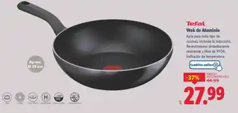 Lidl TEFAL Wok de Aluminio oferta