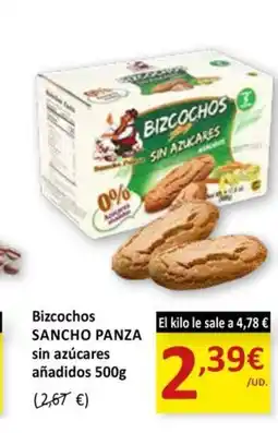 SPAR SANCHO PANZA Bizcohos sin azúcares añadidos oferta