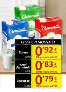 SPAR CREMOSITA Leche oferta