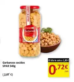 SPAR SPAR Garbanzos cocidos oferta