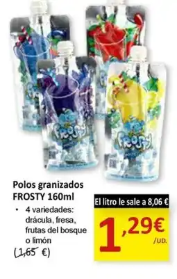 SPAR FROSTY Polos granizados oferta