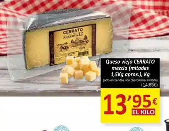 SPAR CERRATO Quesi viejo mezcla oferta