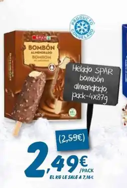 SPAR SPAR Helado bombón almendrado oferta