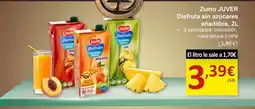 SPAR JUVER Zumo Disfruta sin azúcares añadidos oferta