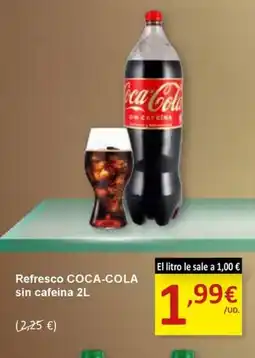 SPAR COCA-COLA Refresco sin cafeina oferta