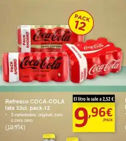 SPAR COCA-COLA Refresco lata oferta
