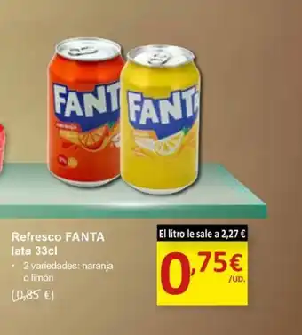 SPAR FANTA Refresco oferta