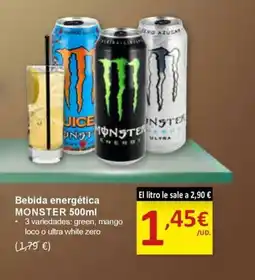 SPAR MONSTER Bebida energética oferta