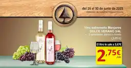 SPAR DULCE VERANO Vino extremeño Manjares oferta
