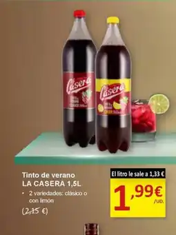 SPAR LA CASERA Tinto de verano oferta