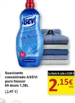 SPAR ASEVI Suavizante concentrado puro frescor oferta