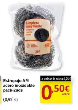 SPAR AM Estropajo acer inoxidable oferta