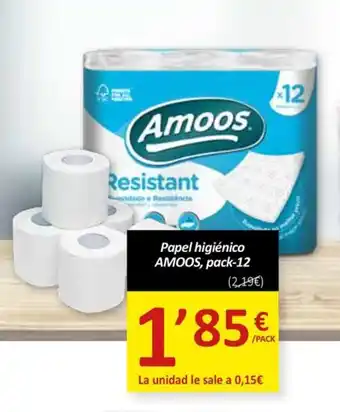 SPAR AMOOS Papel higiénico oferta