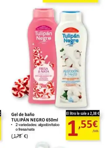 SPAR TULIPÁN NEGRO Gel de baño oferta