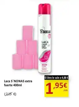 SPAR S'NONAS Laca extra fuerte oferta