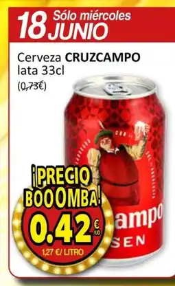 SPAR CRUZCAMPO Cerveza oferta