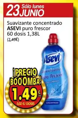 SPAR ASEVI Suavizante concentrado puro fresco oferta