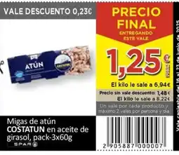 SPAR COSTATUN Migas de atún oferta