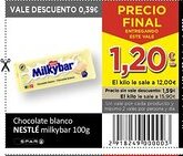 SPAR NESTLÉ Chocolate blanco milkybar oferta