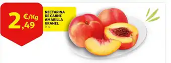 Alcampo Nectarina de carne amarilla granel oferta