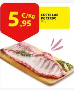 Alcampo Costillar de cerdo oferta
