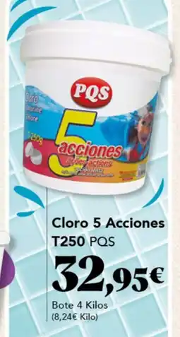 Gadis PQS Cloro 5 Acciones T250 oferta