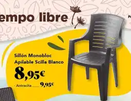 Gadis Sillón Monobloc Apilable Scilla Blanco oferta