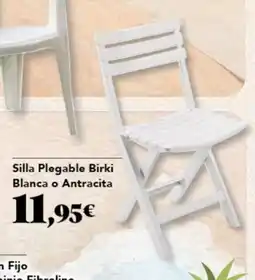 Gadis Silla Plegable Birki Blanca o Antracita oferta