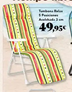 Gadis Tumbona Relax 5 Posiciones Acolchada oferta