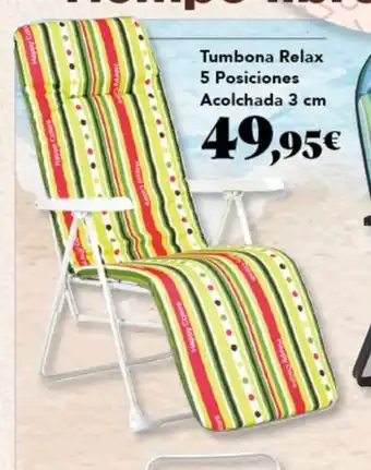 Gadis Tumbona Relax 5 Posiciones Acolchada oferta