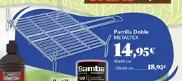 Gadis METALTEX Parrilla Doble oferta